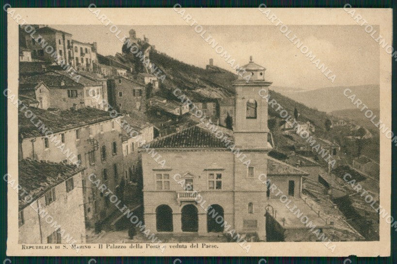 San Marino STRAPPINI cartolina QZ4651 – fronte