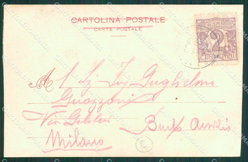 San Marino RIFILATA cartolina QZ4654 – retro