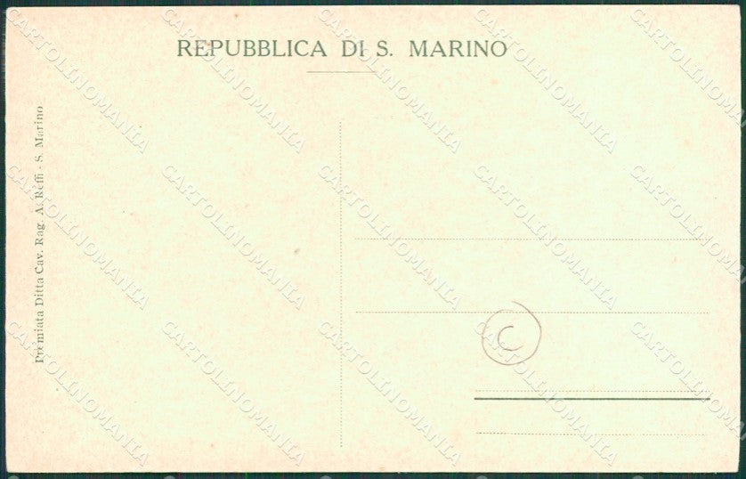 San Marino cartolina QZ4655 – retro