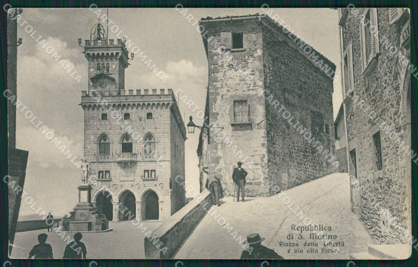San Marino PIEGA cartolina QZ4658 – fronte
