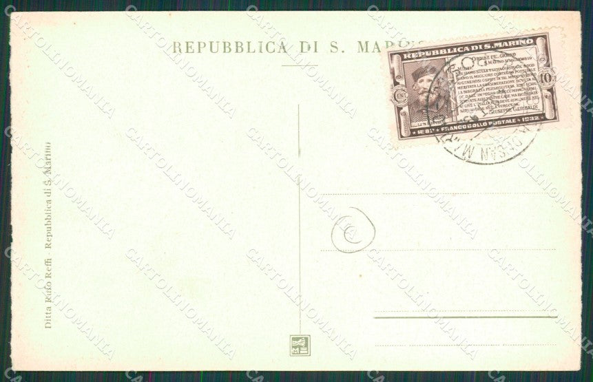 San Marino cartolina QZ4660 – retro