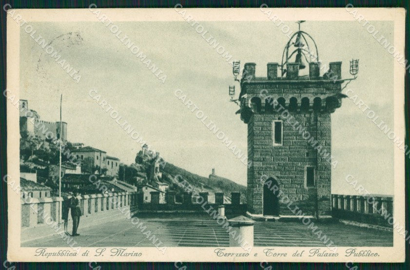 San Marino PIEGHE cartolina QZ4661 – fronte