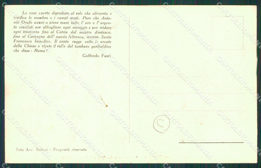San Marino cartolina QZ4662 – retro