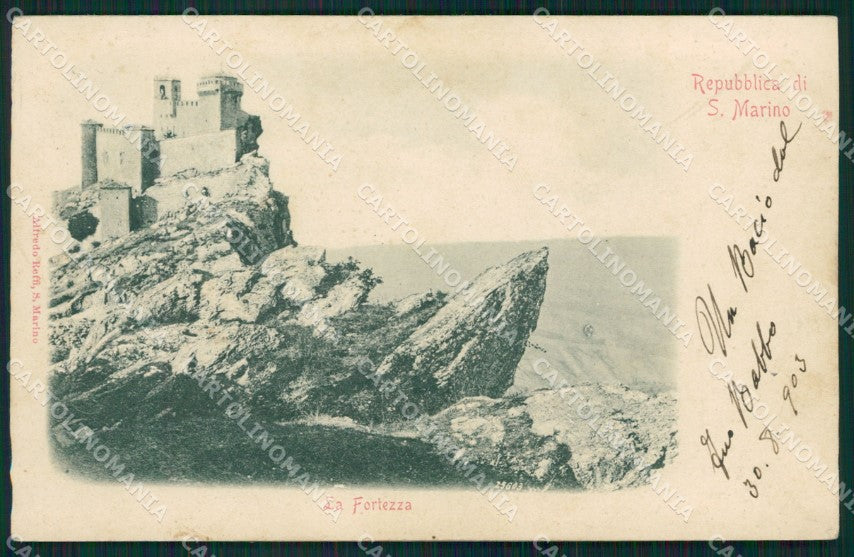 San Marino Rilievo cartolina QZ4667 – fronte