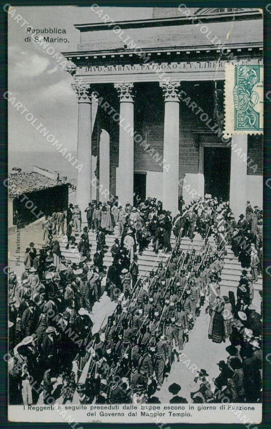 San Marino PIEGA cartolina QZ4671 – fronte