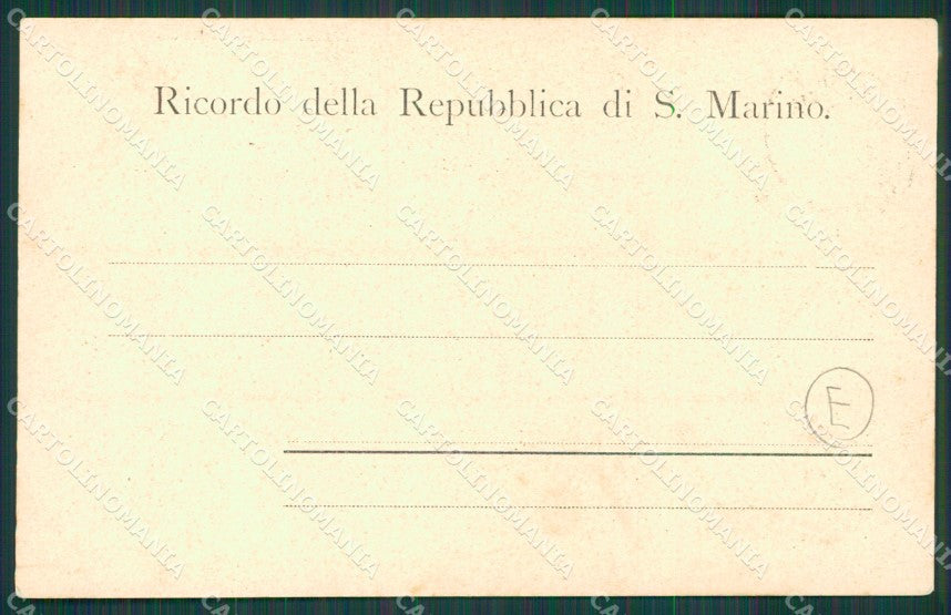 San Marino cartolina QZ4674 – retro
