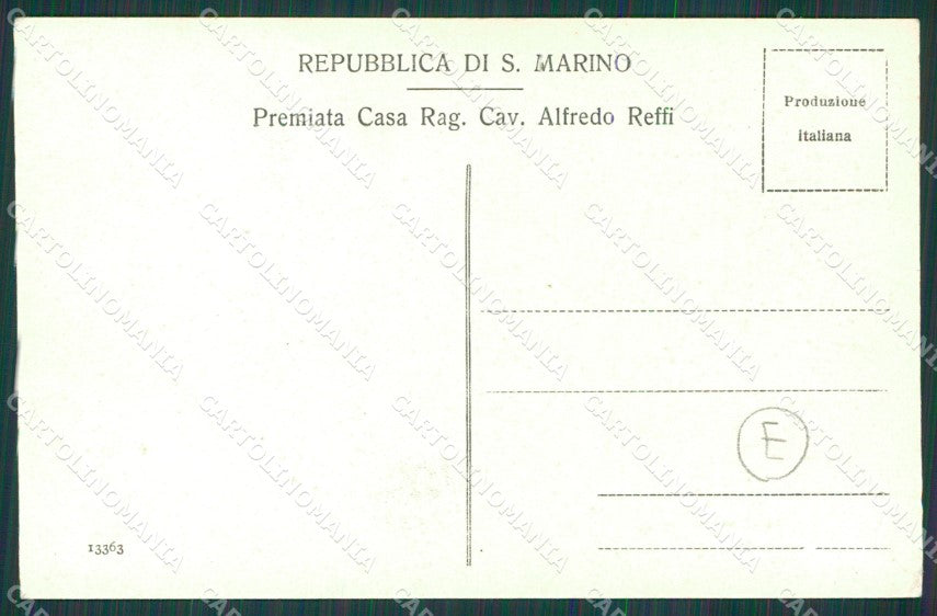 San Marino cartolina QZ4678 – retro