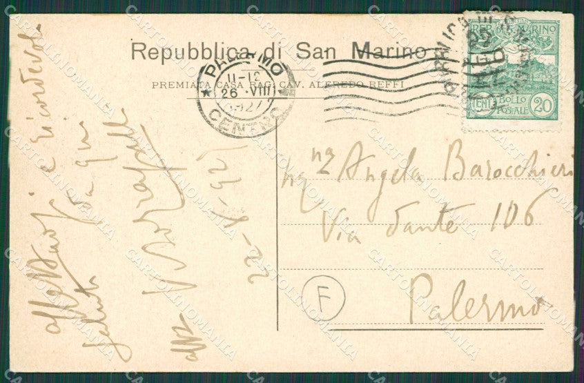 San Marino cartolina QZ4680 – retro
