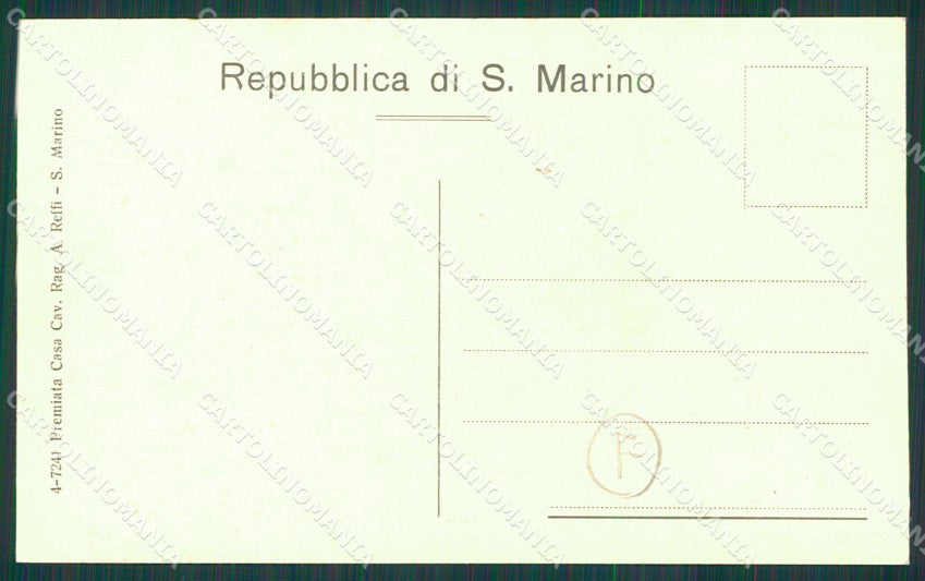 San Marino cartolina QZ4685 – retro
