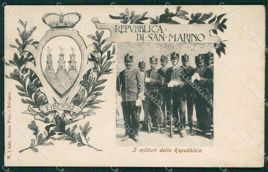 San Marino PIEGHE cartolina QZ4686 – fronte