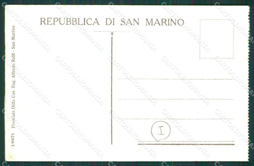 San Marino cartolina QZ4695 – retro