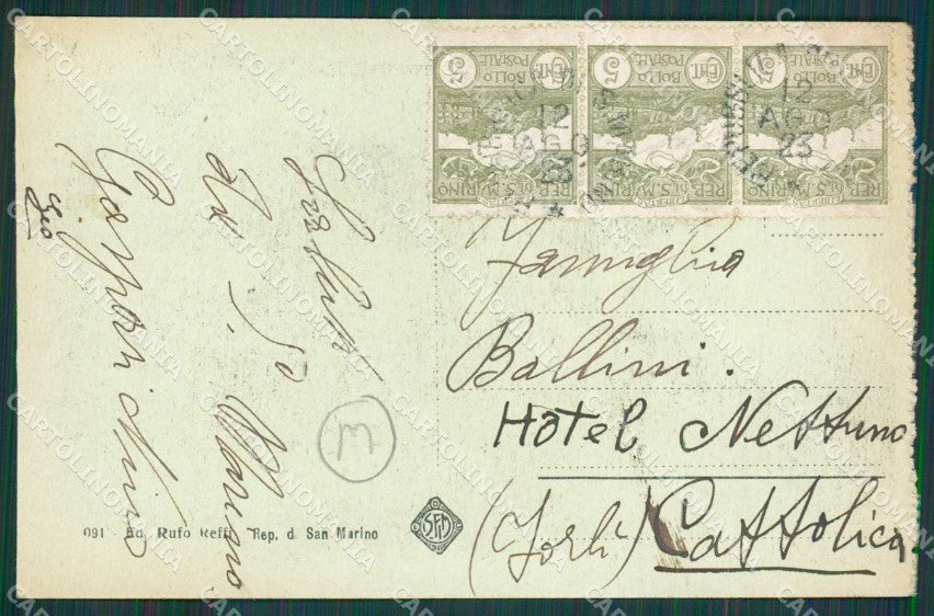 San Marino cartolina QZ4702 – retro