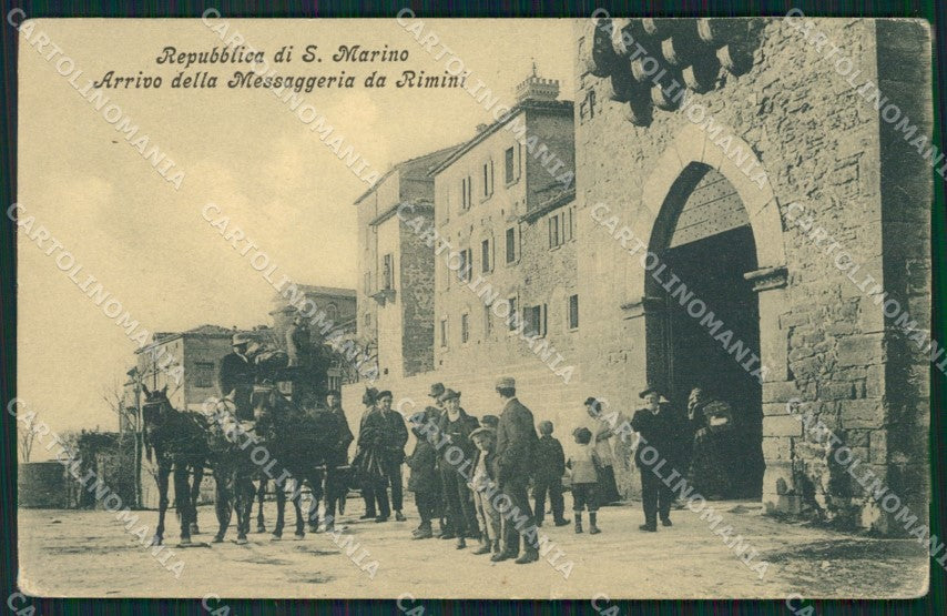 San Marino STRAPPINO cartolina QZ4706 – fronte