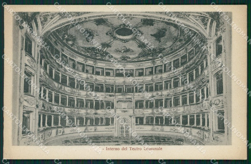 Modena città teatro PIEGA cartolina QZ4717 – fronte