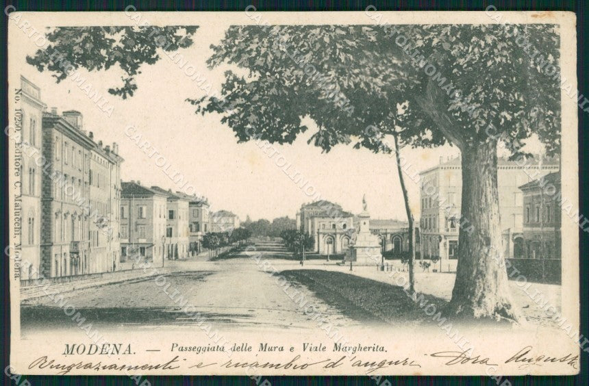 Modena città PIEGHE cartolina QZ4720 – fronte