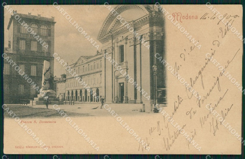 Modena città STRAPPINI cartolina QZ4727 – fronte