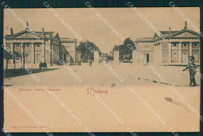Modena città PIEGA cartolina QZ4729 – fronte