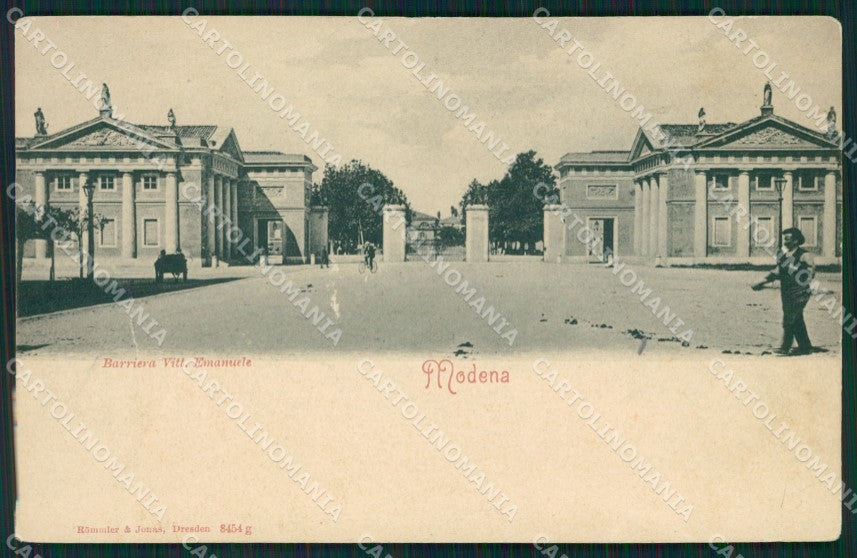 Modena città ABRASA cartolina QZ4739 – fronte