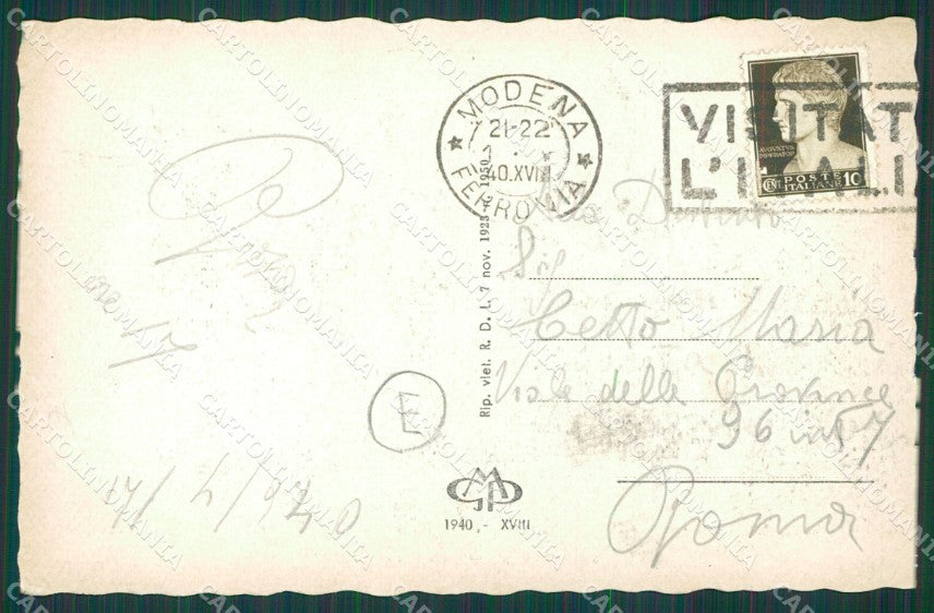 Modena città cartolina QZ4749 – retro