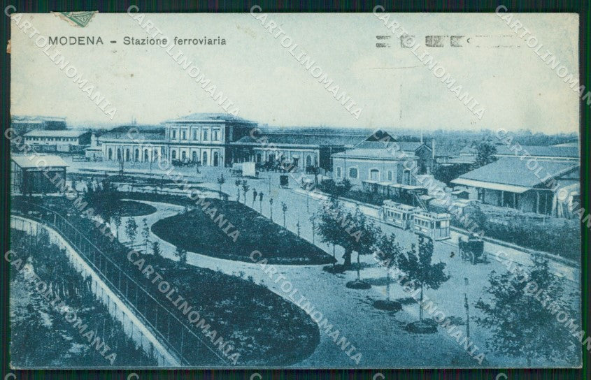 Modena città Stazione cartolina QZ4764 – fronte