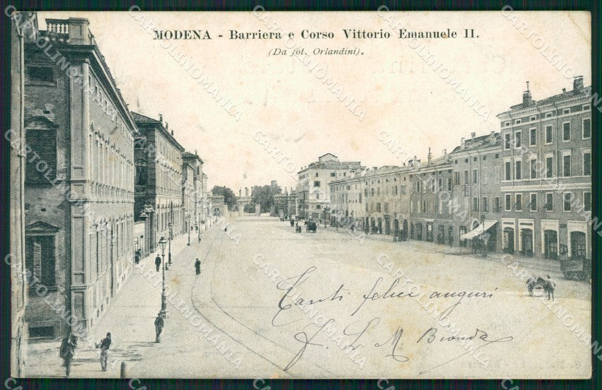 Modena città PIEGA cartolina QZ4767 – fronte