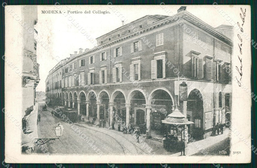 Modena città PIEGA cartolina QZ4777 – fronte