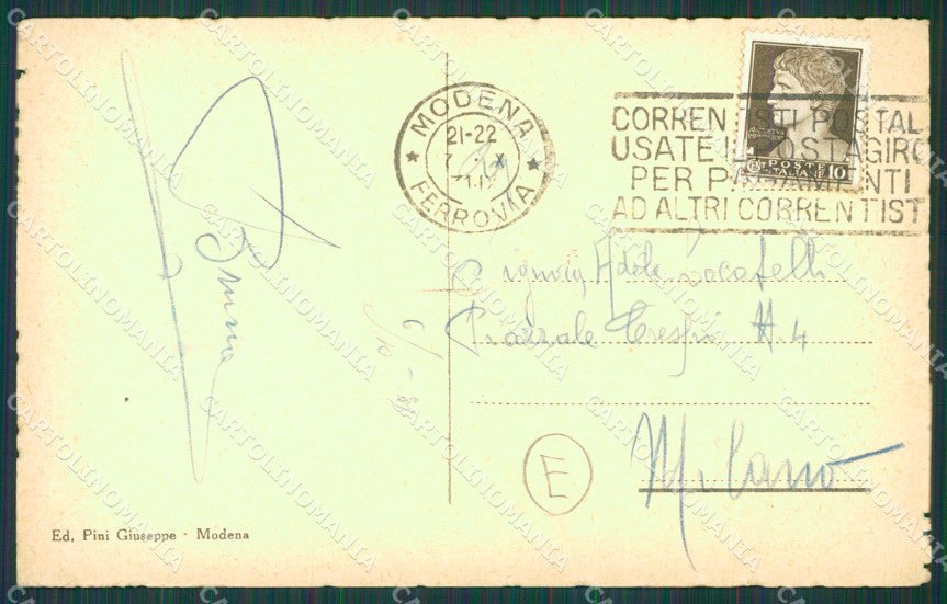 Modena città cartolina QZ4787 – retro