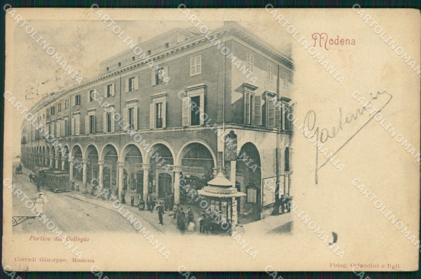 Modena città PIEGA cartolina QZ4790 – fronte