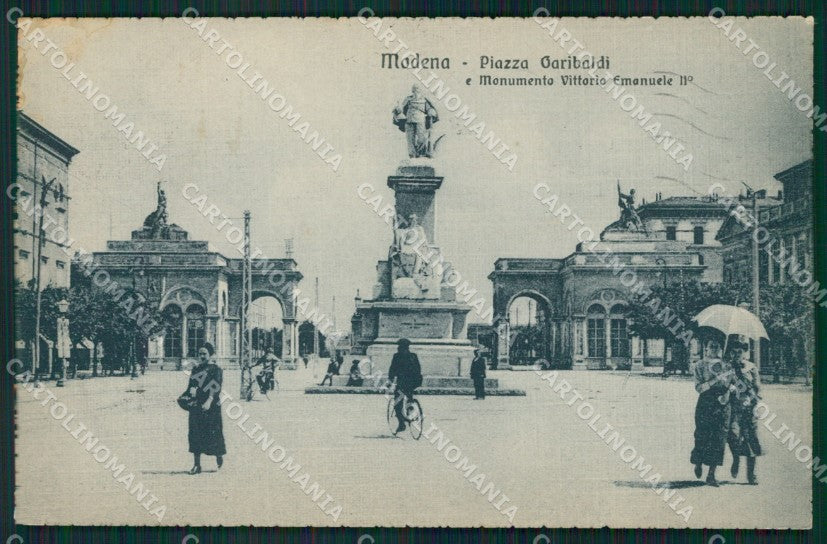 Modena città Garibaldi cartolina QZ4802 – fronte