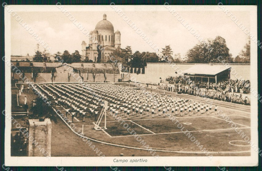 Modena città Militari Campo Sportivo cartolina QZ4814 – fronte