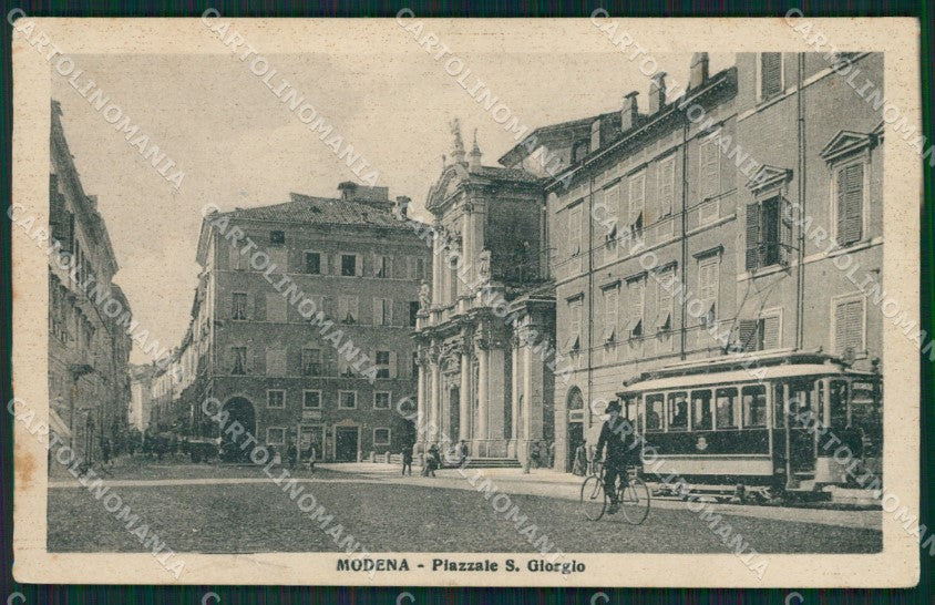 Modena città Tram cartolina QZ4816 – fronte