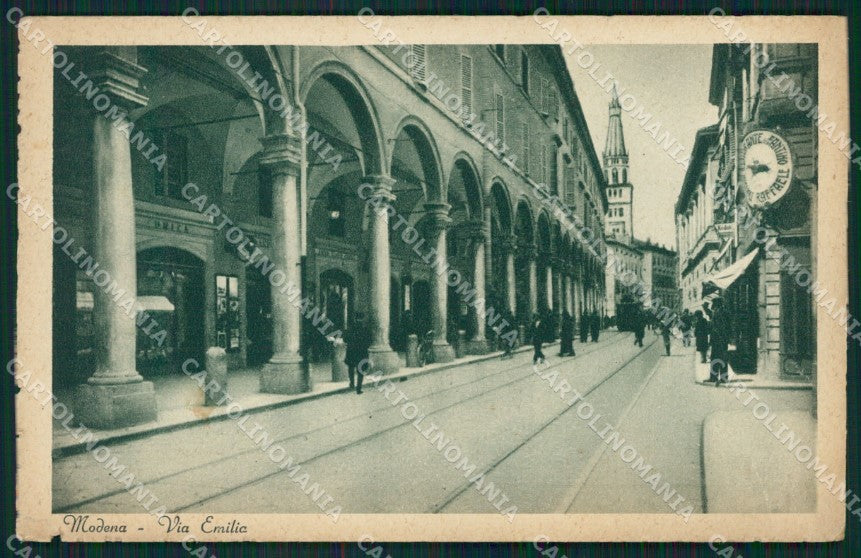 Modena città PIEGHE cartolina QZ4824 – fronte