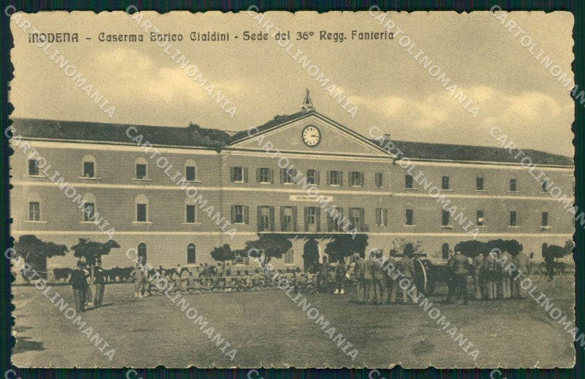 Modena città Caserma cartolina QZ4825 – fronte