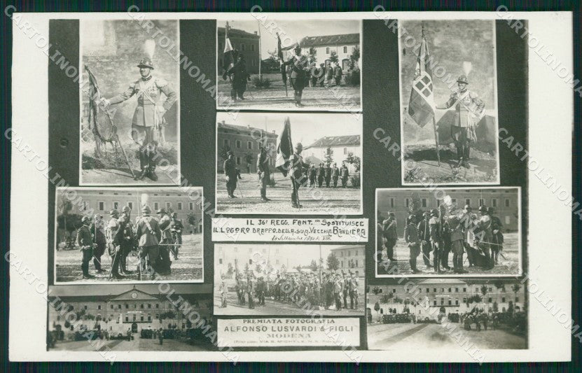 Modena città Militari foto cartolina QZ4826 – fronte