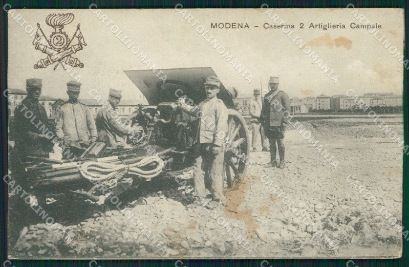 Modena città Militari Artiglieria cartolina QZ4840 – fronte