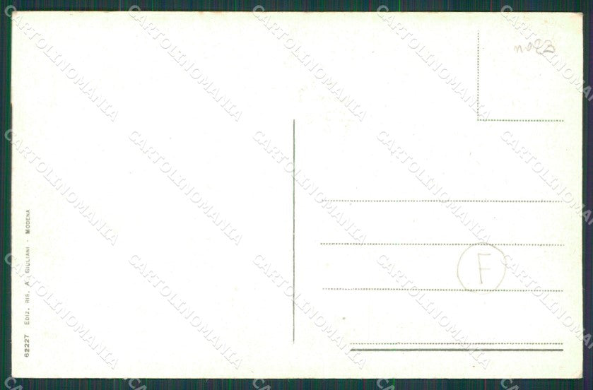 Modena città Militari Artiglieria cartolina QZ4843 – retro
