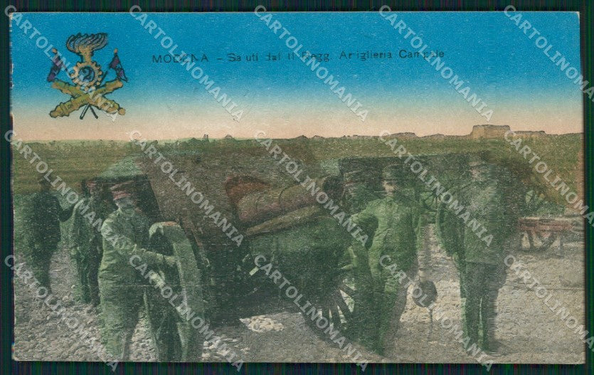Modena città Militari Artiglieria cartolina QZ4844 – fronte