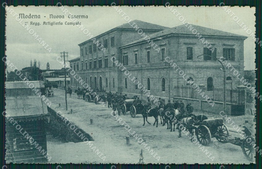 Modena città Militari Artiglieria cartolina QZ4849 – fronte