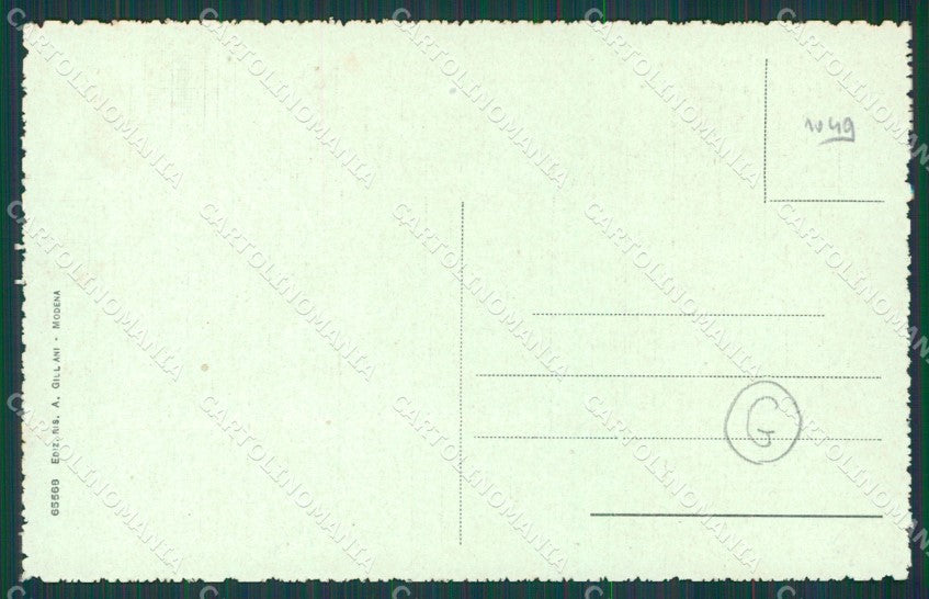 Modena città Militari Artiglieria cartolina QZ4849 – retro