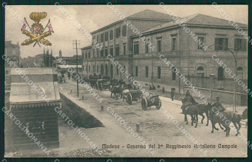 Modena città Militari Artiglieria cartolina QZ4851 – fronte