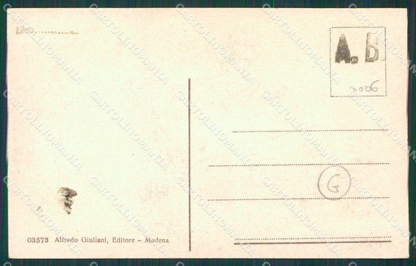 Modena città Militari Artiglieria cartolina QZ4851 – retro