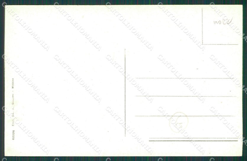 Modena città Militari Artiglieria cartolina QZ4858 – retro