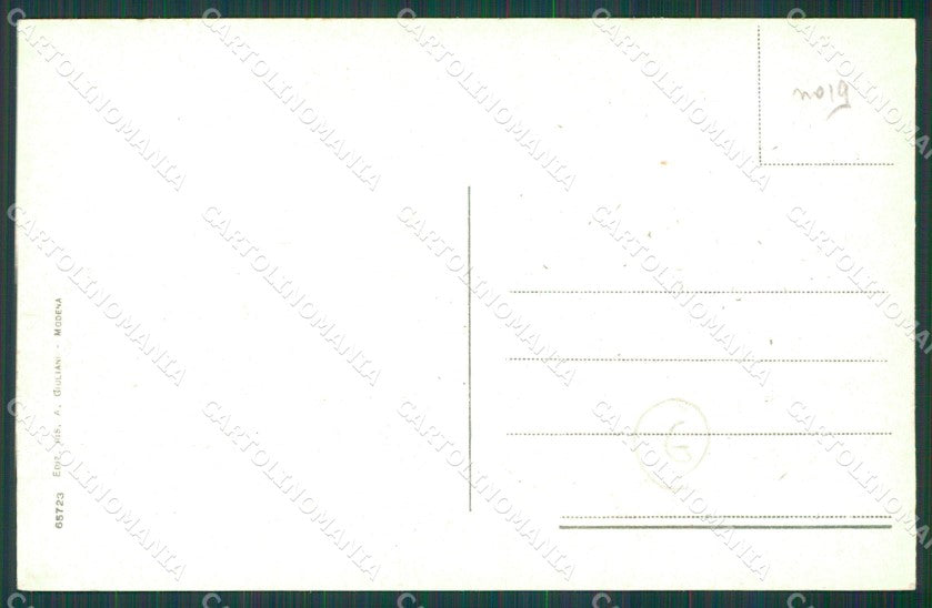 Modena città Militari Artiglieria cartolina QZ4861 – retro