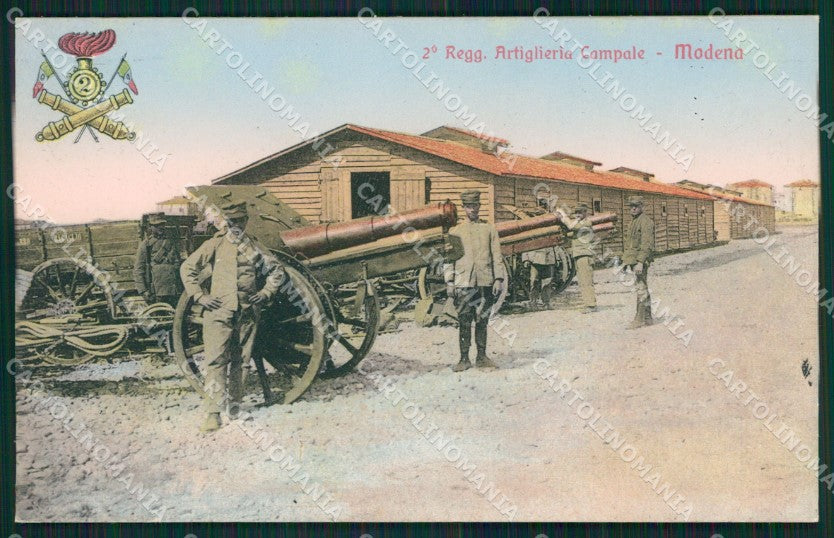 Modena città Militari Artiglieria cartolina QZ4862 – fronte