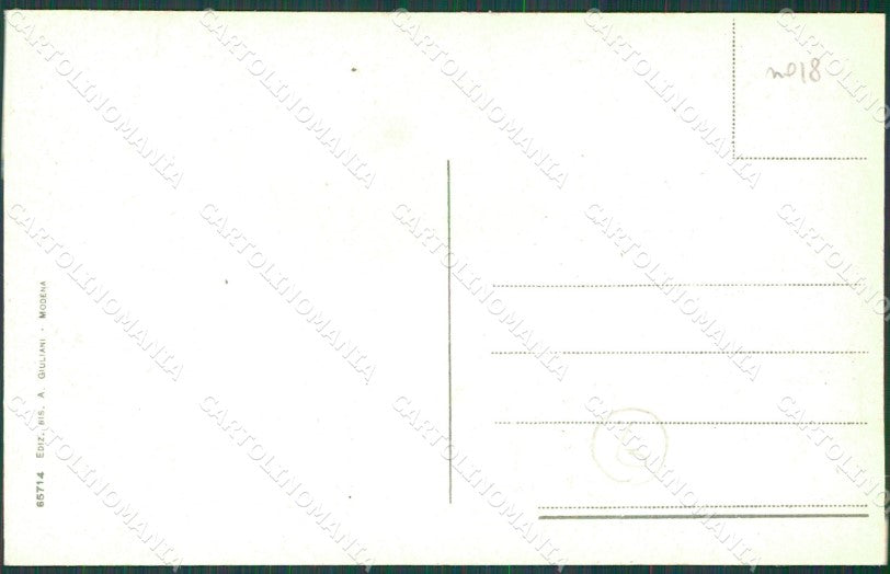 Modena città Militari Artiglieria cartolina QZ4862 – retro