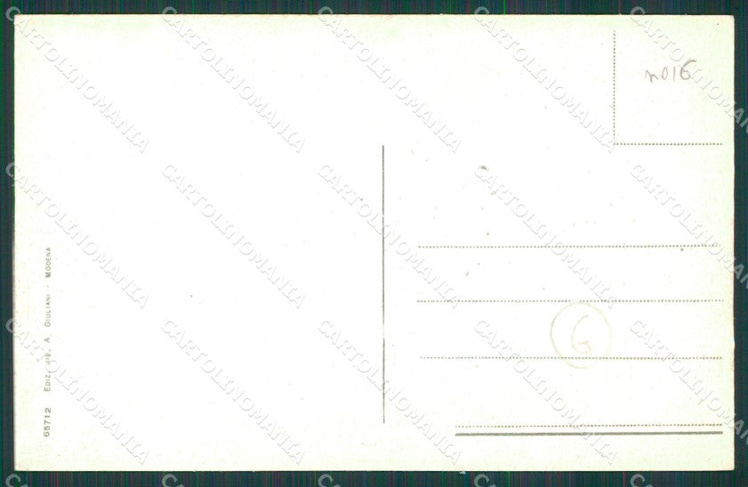 Modena città Militari Artiglieria cartolina QZ4865 – retro