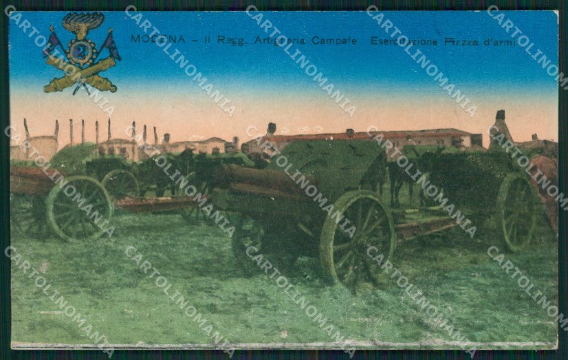 Modena città Militari Artiglieria cartolina QZ4867 – fronte