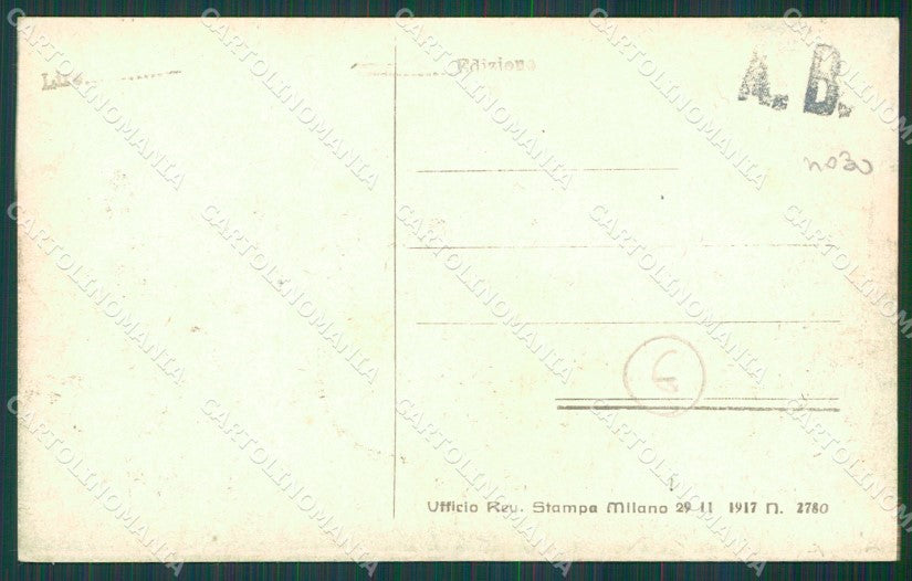 Modena città Militari Artiglieria cartolina QZ4867 – retro
