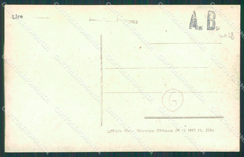 Modena città Militari Artiglieria cartolina QZ4868 – retro