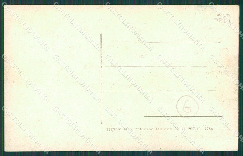 Modena città Militari Artiglieria cartolina QZ4869 – retro